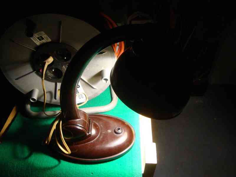 Retro starožitná lampa lampička bakelitová TYP 11126 pěkná - foto 20