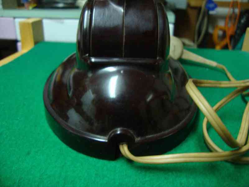 Retro starožitná lampa lampička bakelitová TYP 11126 pěkná - foto 15