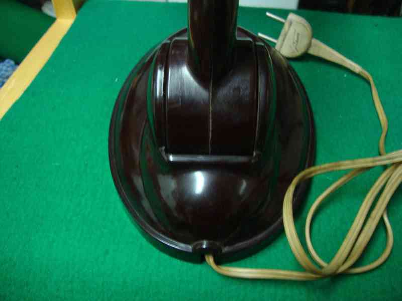 Retro starožitná lampa lampička bakelitová TYP 11126 pěkná - foto 14