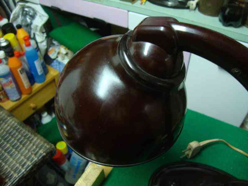 Retro starožitná lampa lampička bakelitová TYP 11126 pěkná - foto 11