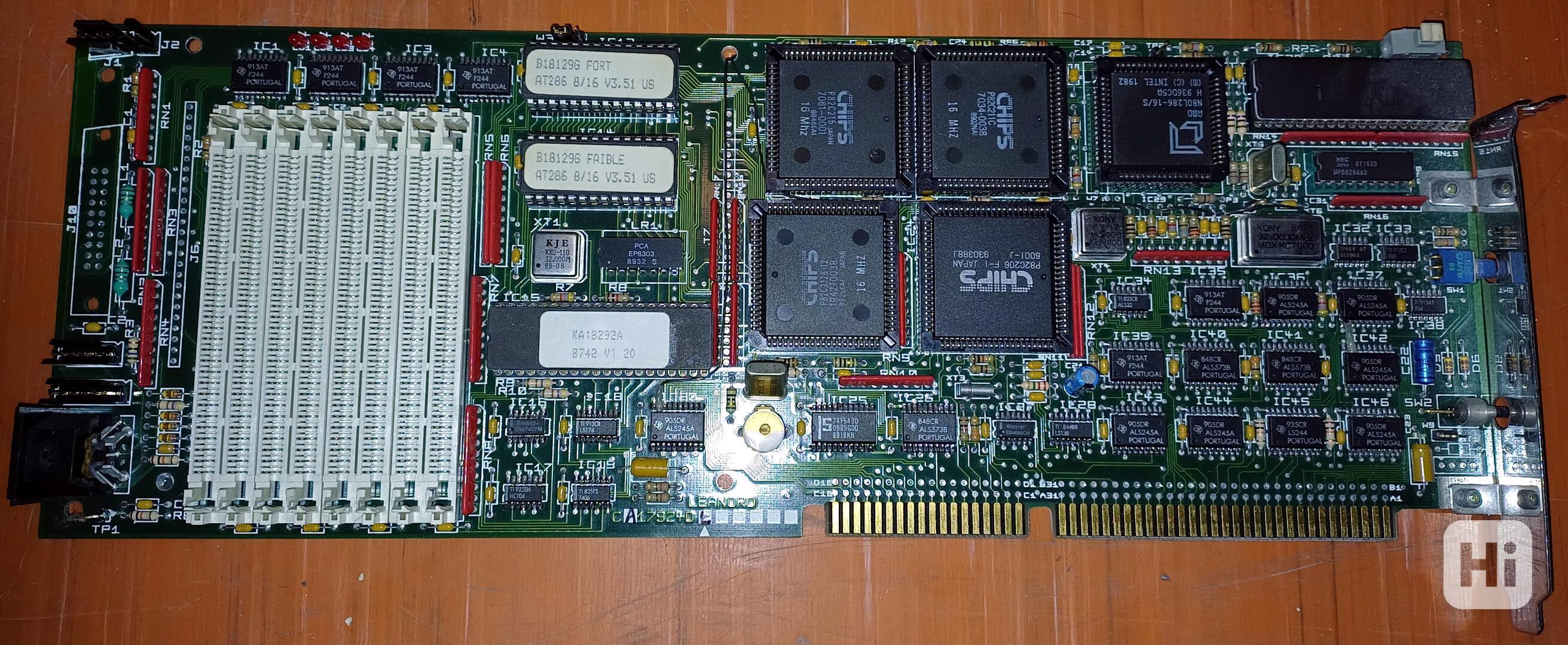Historická procesorová karta s cpu 286+kopr.287, SIMM. - bazar ...