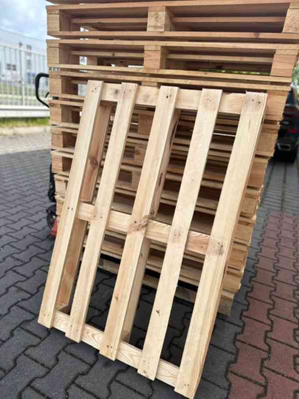 Dřevěné palety nové Praha. 80cm x120 cm od 1ks - foto 4