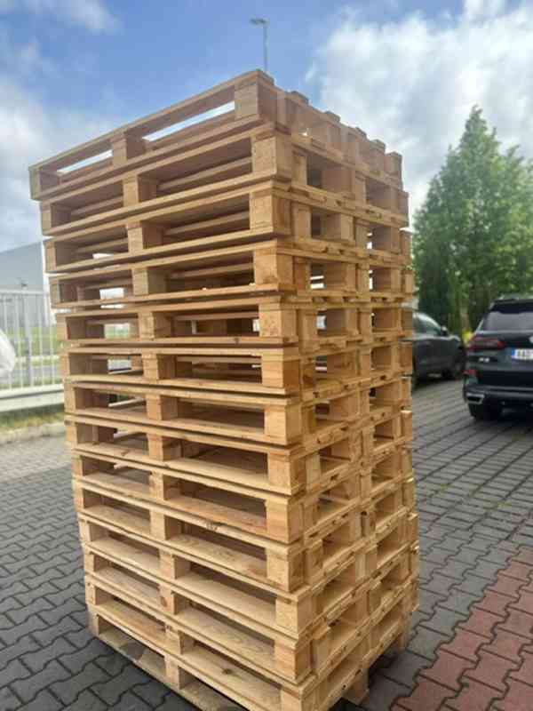 Dřevěné palety nové Praha. 80cm x120 cm od 1ks - foto 5
