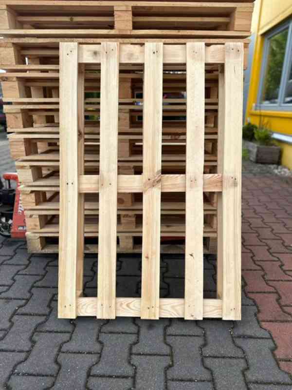 Dřevěné palety nové Praha. 80cm x120 cm od 1ks - foto 1