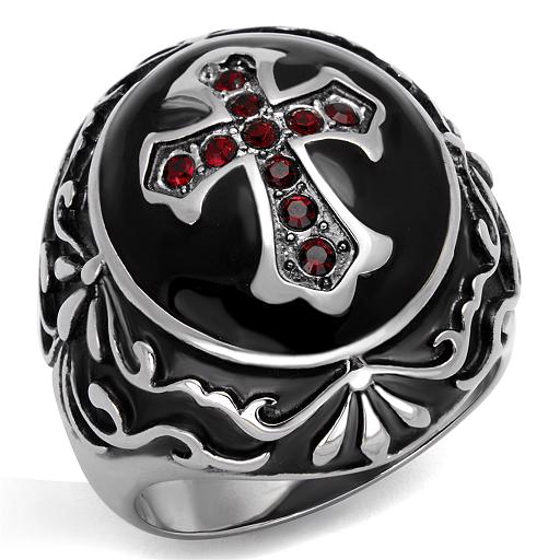 Pánské prsteny z USA šperky / Motorkářské - lebka - kříž - foto 11