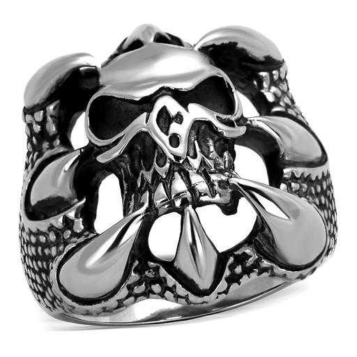 Pánské prsteny z USA šperky / Motorkářské - lebka - kříž - foto 16