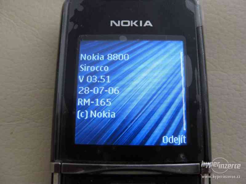 Nokia 8800 Sirocco Black z r.2006 - made in Germany - foto 6