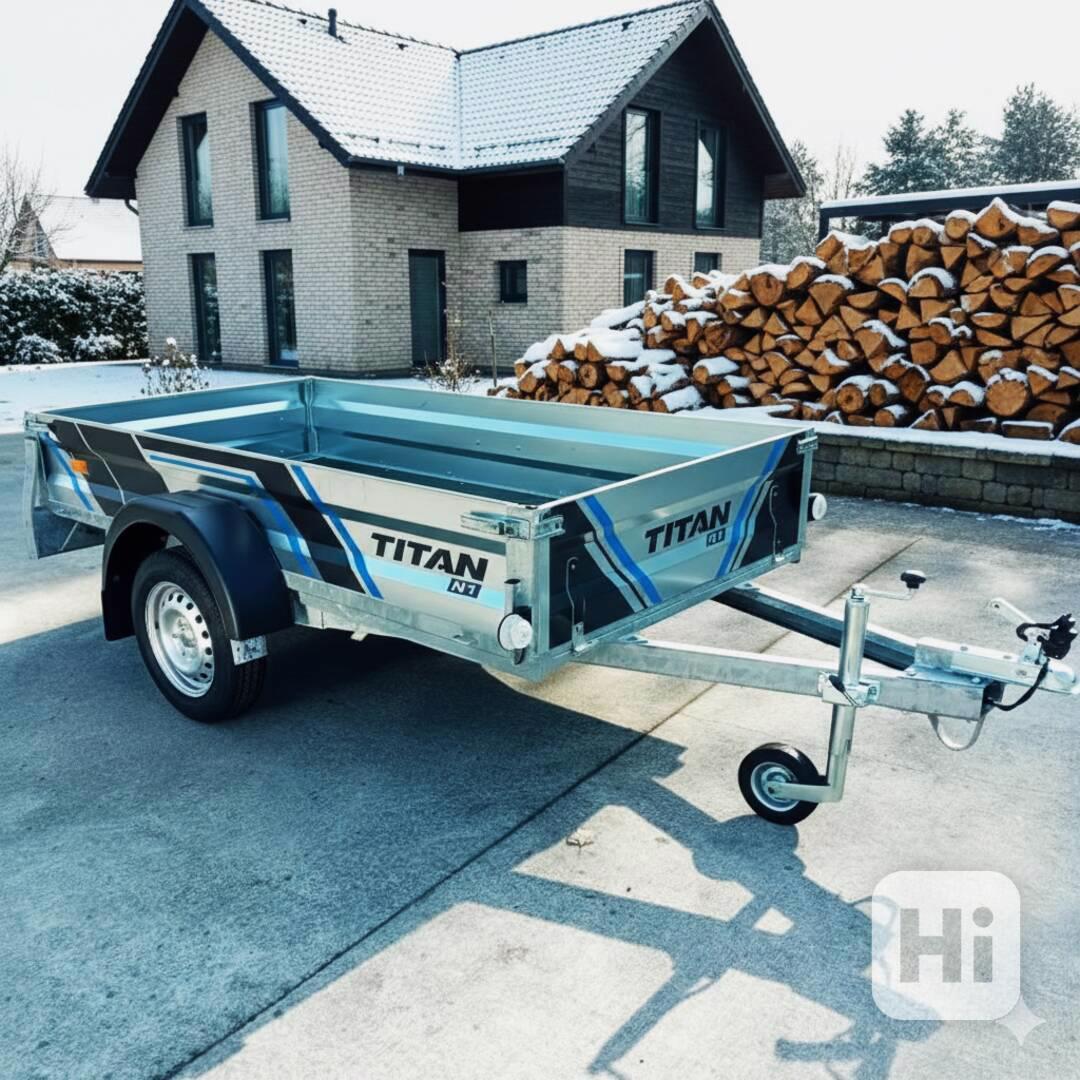Nový PROFI přívěsný vozík 2,41m x 1,26m, svařovaný rám, DPH - foto 1