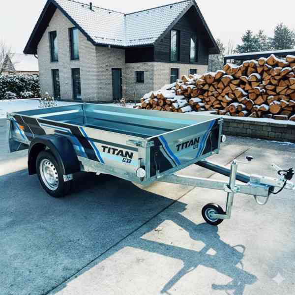 Nový PROFI přívěsný vozík 2,41m x 1,26m, svařovaný rám, DPH