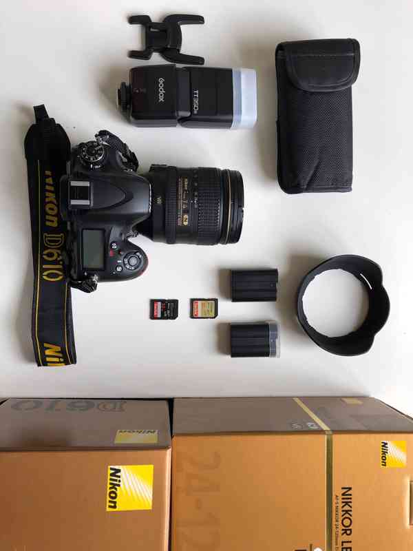 Nikon D610 + Nikkor 24-120 f4 AF-S G ED + příslušenství - foto 2