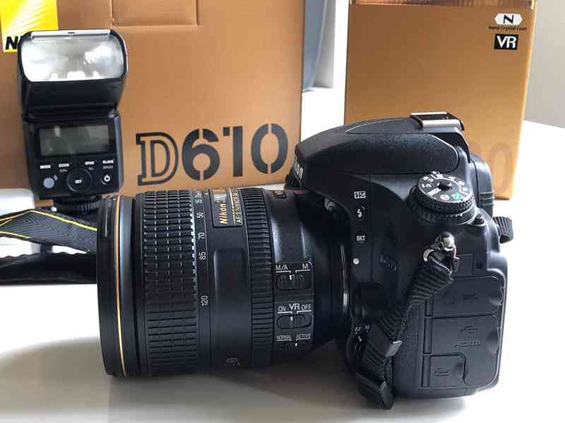 Nikon D610 + Nikkor 24-120 f4 AF-S G ED + příslušenství - foto 7