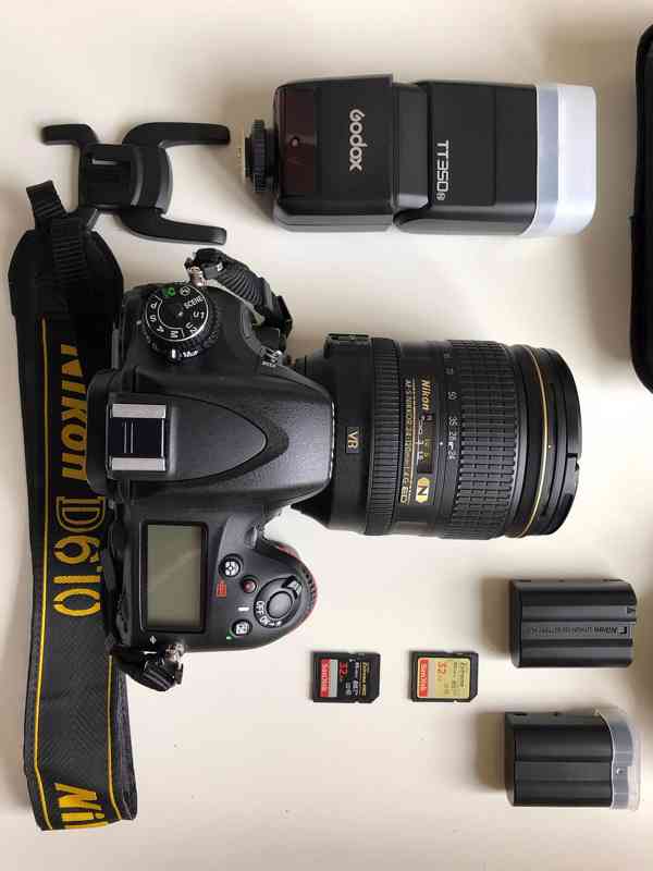 Nikon D610 + Nikkor 24-120 f4 AF-S G ED + příslušenství - foto 3