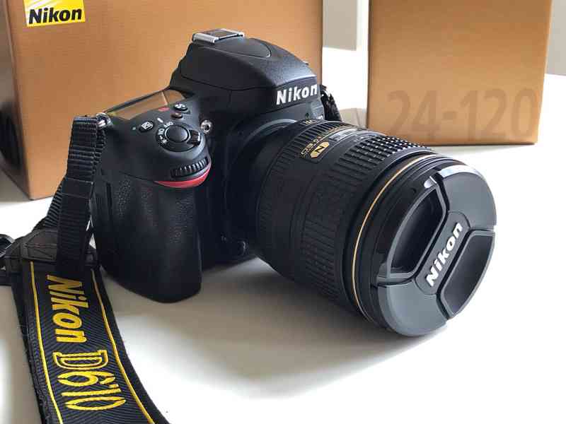 Nikon D610 + Nikkor 24-120 f4 AF-S G ED + příslušenství - foto 1