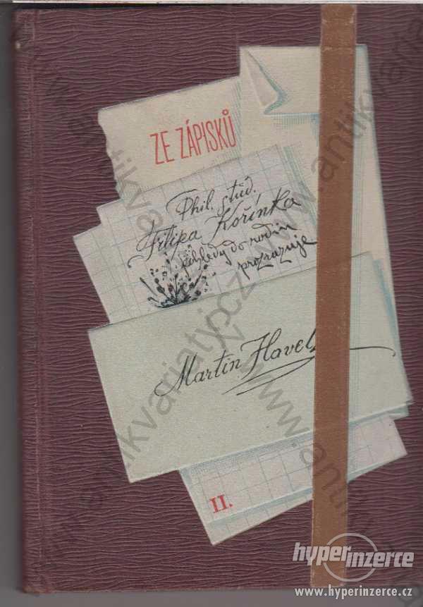 Ze zápisků Phil. stud. Filipa Kořínka 1894 - foto 1