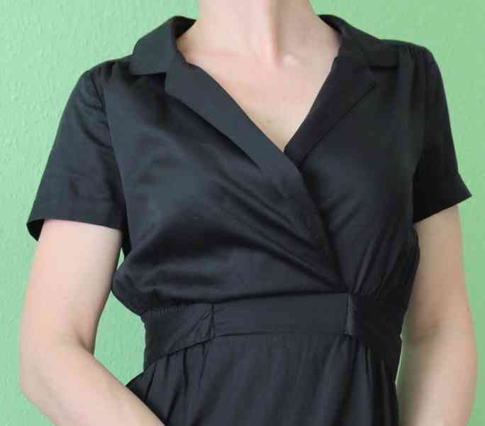Černé letní bavlněné šaty H&M vel.34 - foto 2