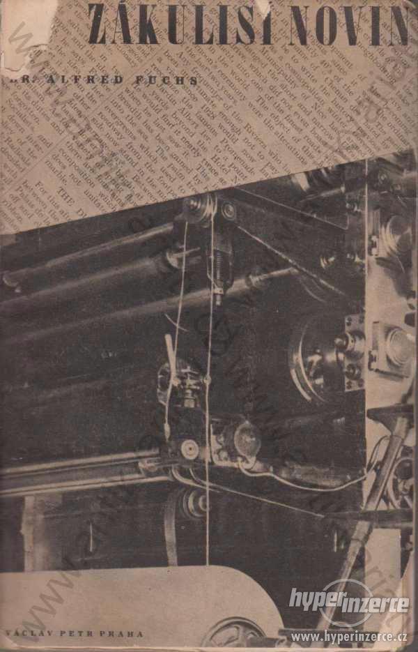 Zákulisí novin Dr. Alfred Fuchs 1931 - foto 1
