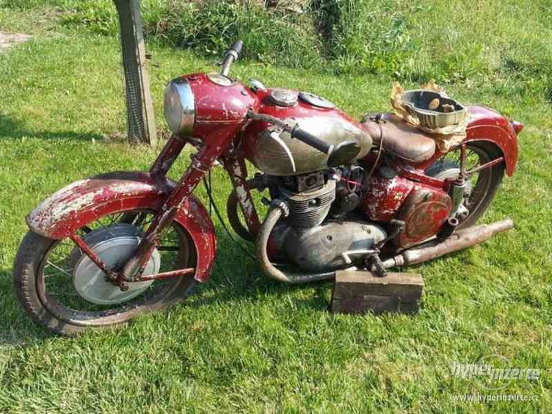 Koupím zajímavý československý motocykl Jawa ČZ Ogar Cechie - foto 5