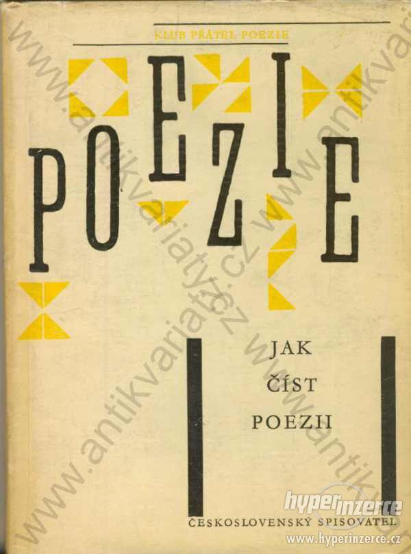 Jak číst poezii J. Brabec a kol. 1963 - foto 1