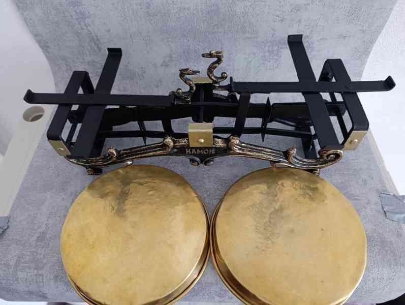 Staré váhy KOSMOS po renovaci, původní misky - foto 3