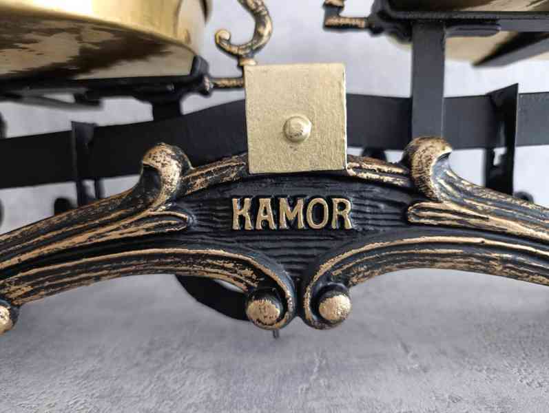 Staré váhy KOSMOS po renovaci, původní misky - foto 8