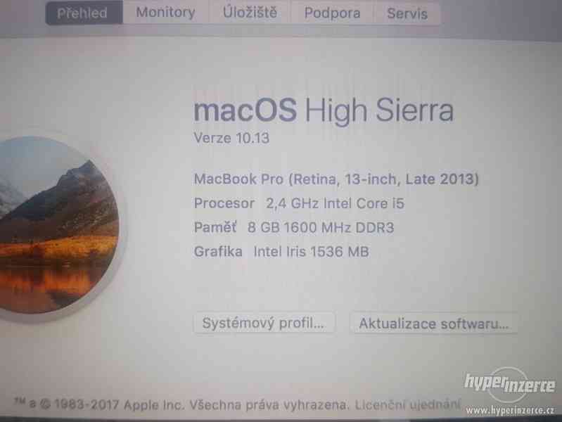 Apple MacBook Pro 13" Retina, Late 2013, 8GB, 256 GB - foto 2