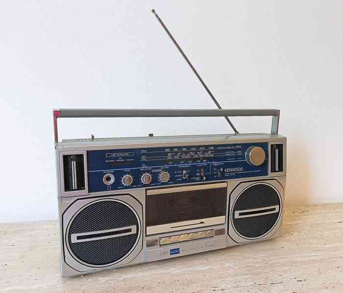 BOOMBOX Kenwood CR-100, made in Japan, rok výroby 1985  - foto 3