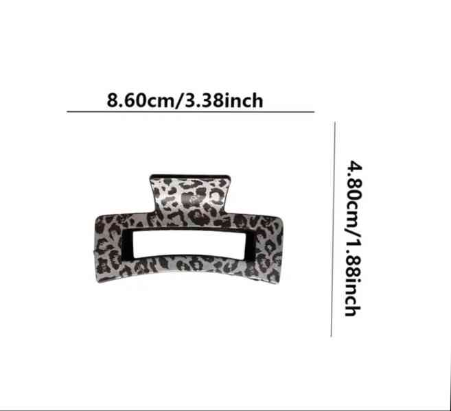 Elegantní sada skřipců s leopardím vzorem - foto 4