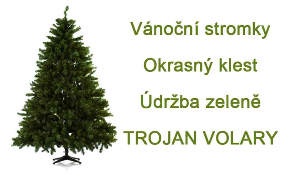 Okrasný klest,Vánoční stromky z plantáže,Údržba zeleně