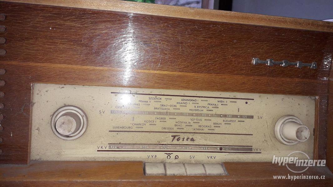 starožitné rádio Tesla - foto 2