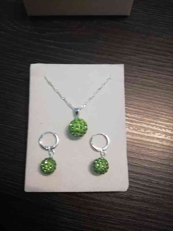 Stříbrná sada kulička mix barev - foto 7