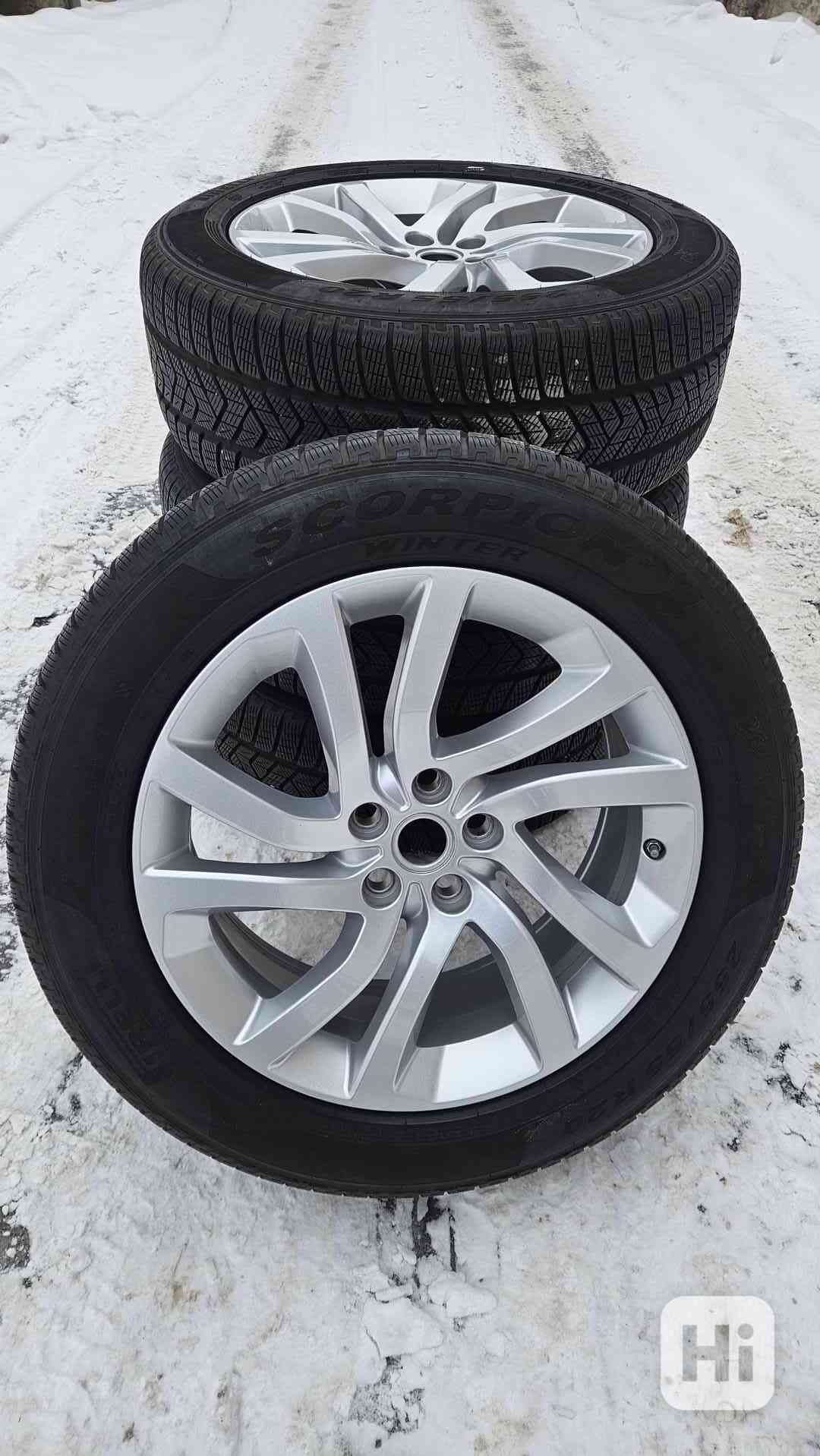 Originál Land Rover ALU kola R20 5x120 + Pirelli 80 % Prodám - foto 1