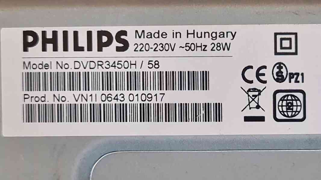 DVD rekordér Philips DVDR3450H + 30 DVD - foto 5