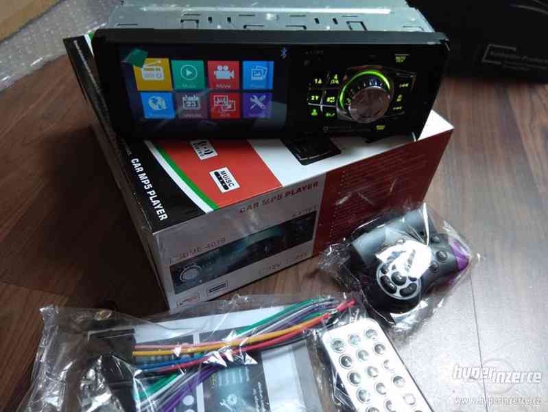 1din autorádio s LCD, USB, Bluetooth - foto 3