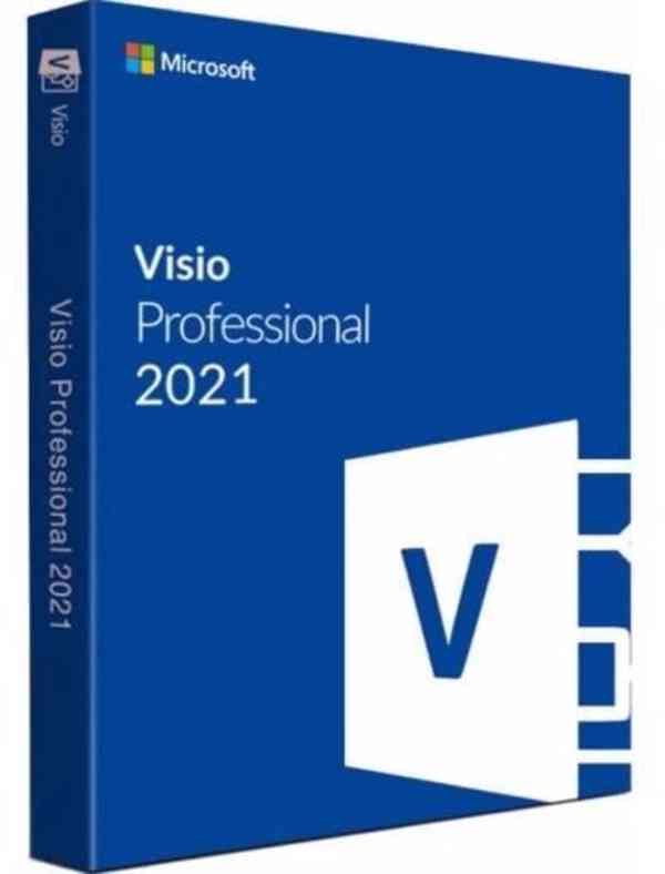 MICROSOFT VISIO 2021 - PRO - (PC) - 1 zařízení, DOŽIVOTNÍ!