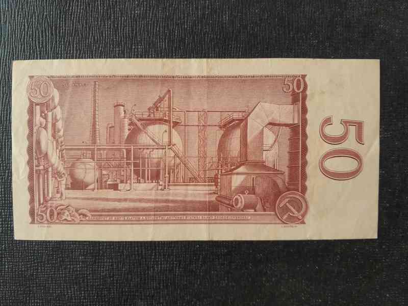  50 Kčs bankovka 1964 série G18 541795  - foto 2