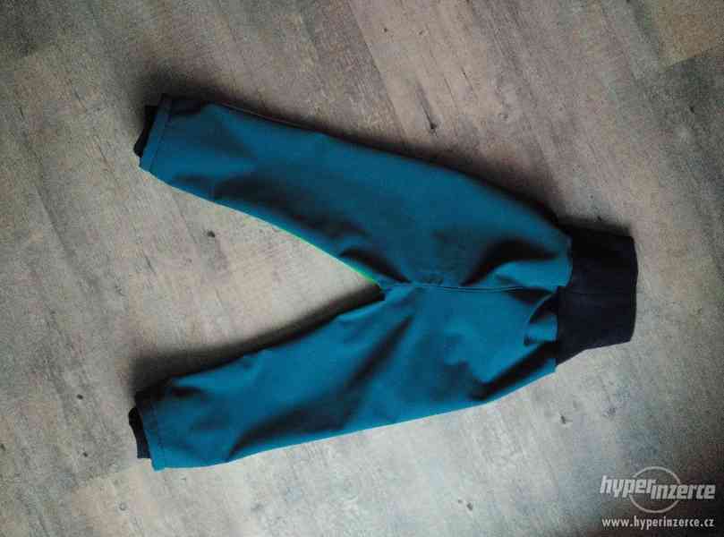 Softshellové kalhoty zimní,mix.zel vel.cca 92 - foto 5