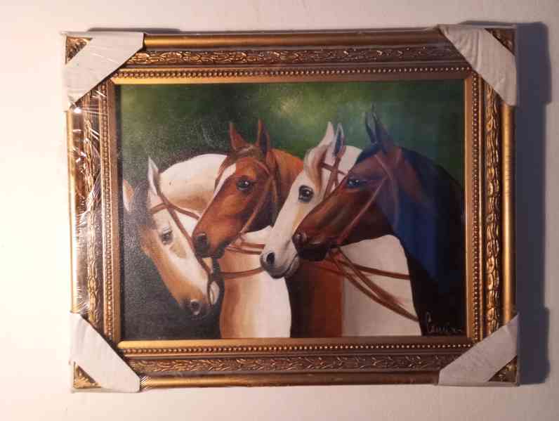 Olejomalba na plátně - zdobený rám 490x390 mm - 12 - - foto 2