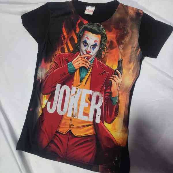 Dětské tričko Joker, vel. 128, 2 ks