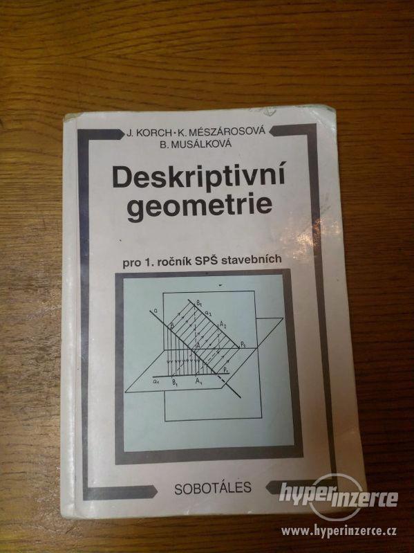 Deskriptivní geometrie pro 1. ročník SPŠ stavební. - foto 1