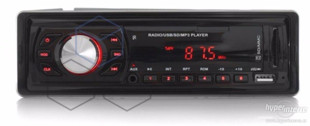 Autorádio MP3 USB 3,5 jack AUX čtečka SD karet nové