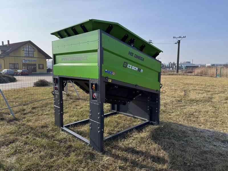 Vibrační síto, třídič, třídička - dvousítné, dva motory - foto 14