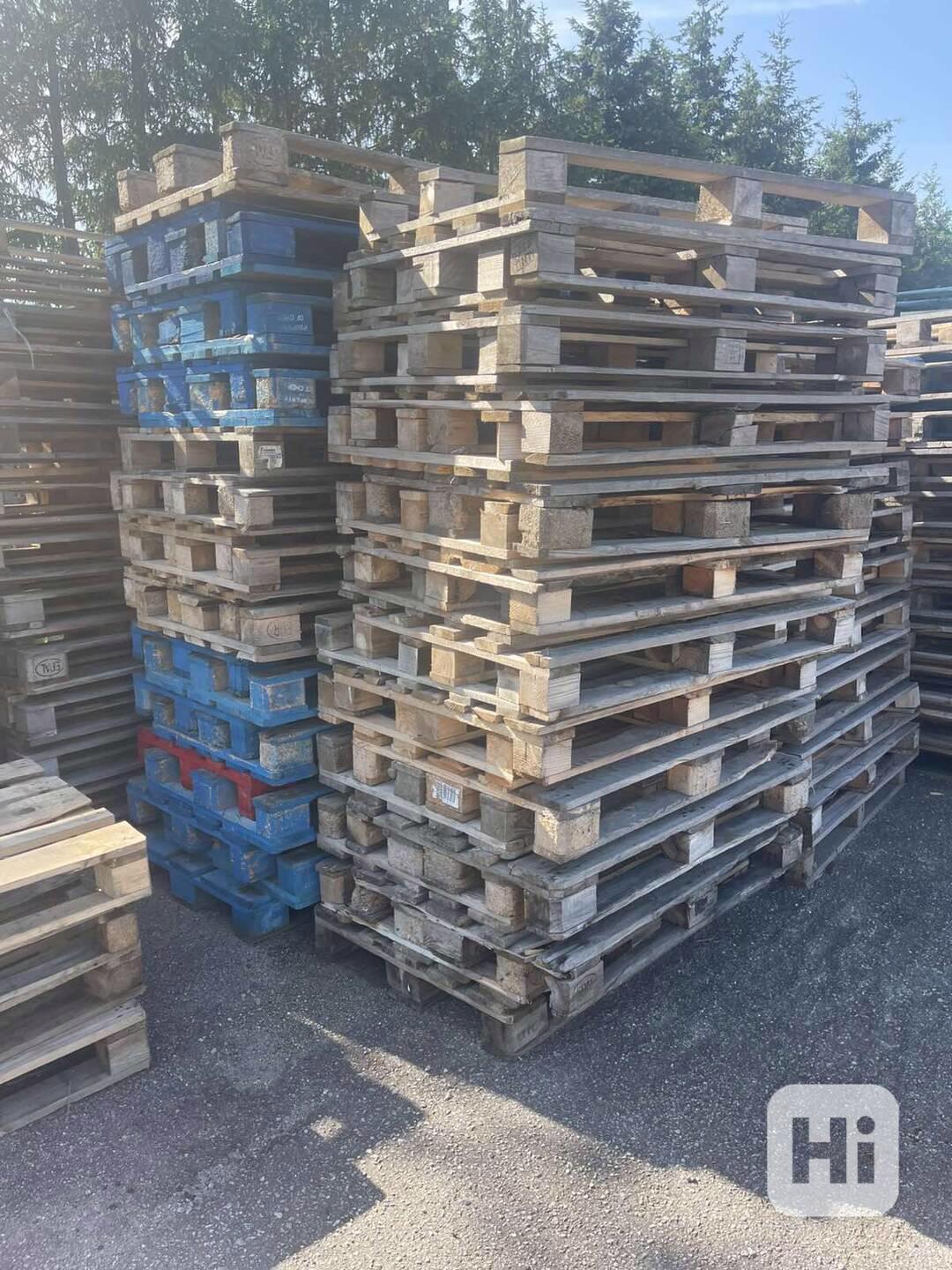 Prodam obyčejné palety 120x80. 500 -700 kus.Cena podle množs - foto 1