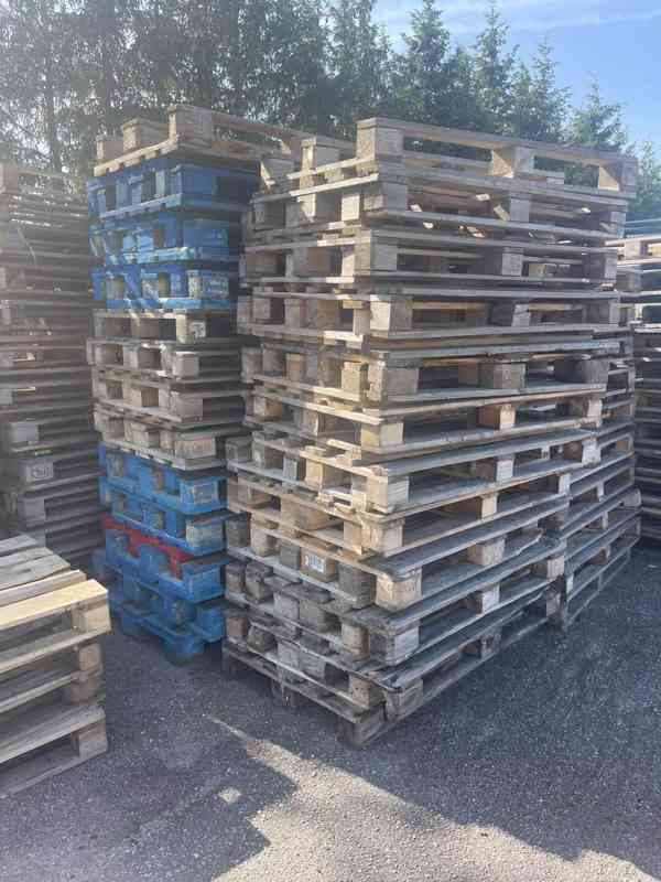 Prodam obyčejné palety 120x80. 500 -700 kus.Cena podle množs - foto 3