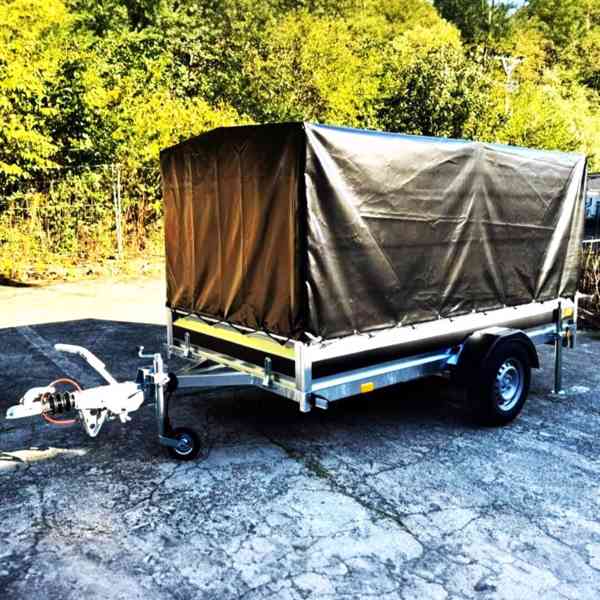 Nový brzděný přívěsný vozík 1300Kg, 3,0m x1,50, DPH - foto 21