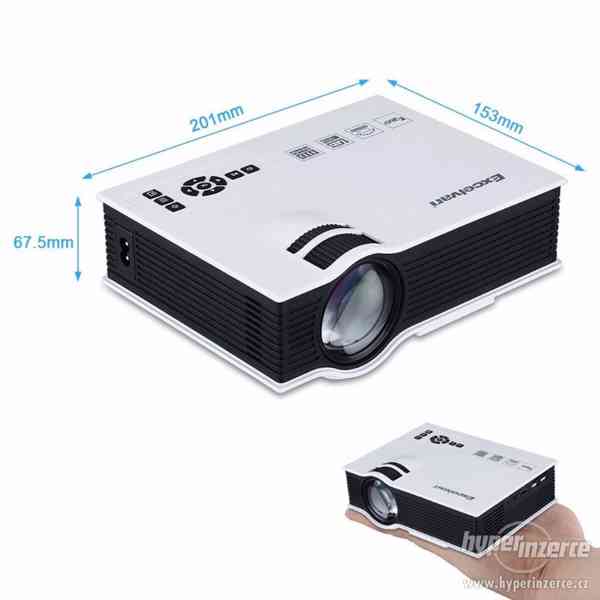 TOP Mini Projektor EXCELVAN UC40 HDMI FullHD 1080p UNIC - foto 2