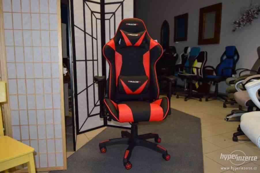 Kancelářská židle, herní křeslo E Racer F1-03RED - foto 3