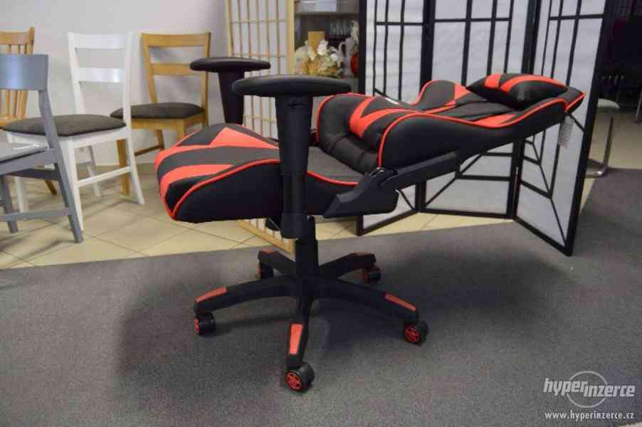 Kancelářská židle, herní křeslo E Racer F1-03RED - foto 8