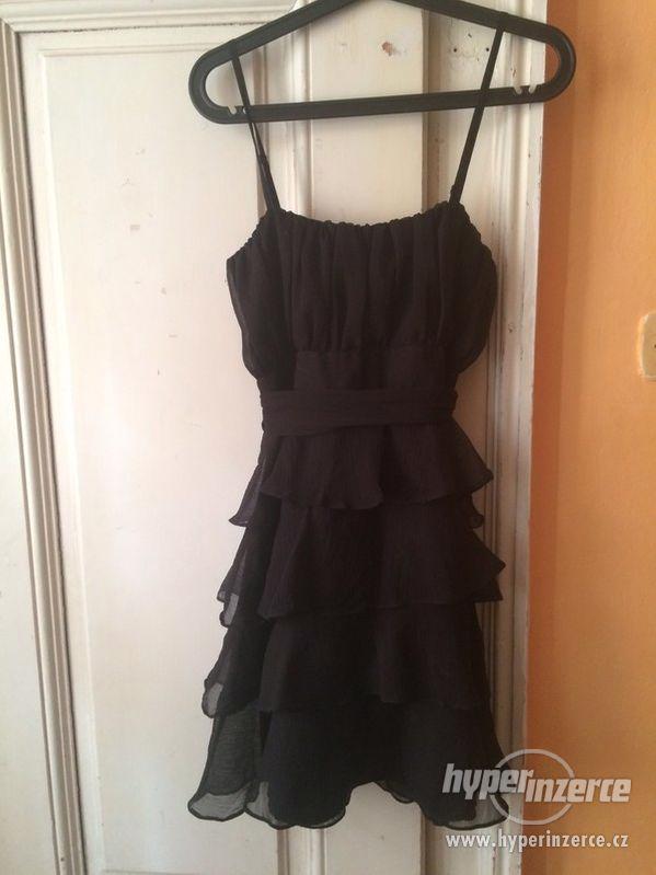 Černé lehké šaty Yessica s mašlí vel. M (sedne i S či L) - foto 2