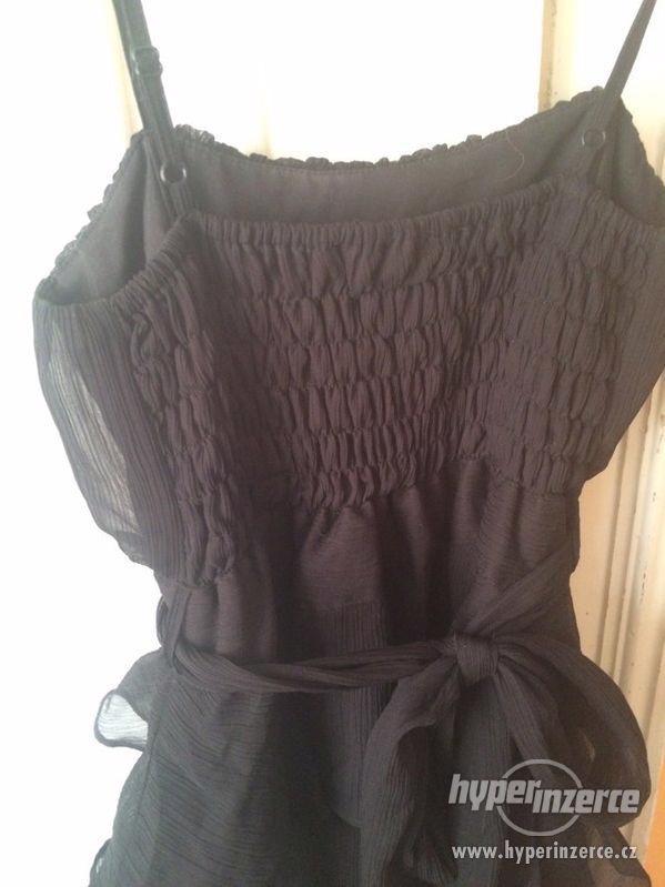 Černé lehké šaty Yessica s mašlí vel. M (sedne i S či L) - foto 4
