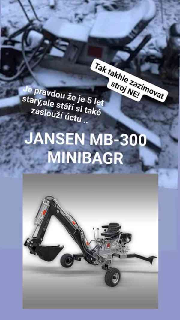  Jansen MB-300 minibagr   - foto 7